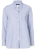 Max Mara Gestro Striped Shirt - Blue
