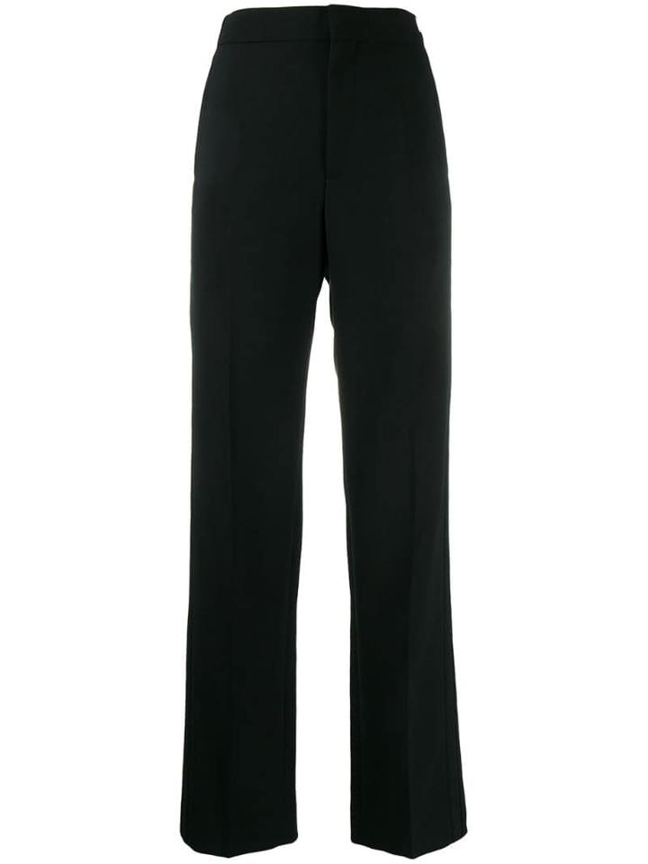 Balenciaga Straight Leg Trousers - Black