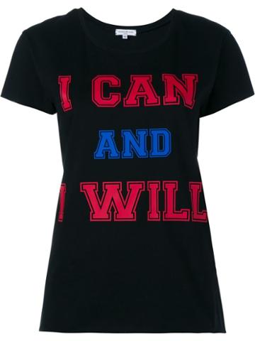 Natasha Zinko I Can And I Will T-shirt, Women's, Size: Xs, Black, Cotton