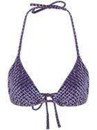 Onia Megan Bikini Top - Purple