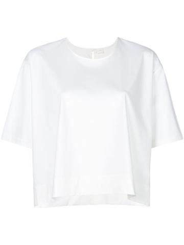 C.t.plage Loose Fit Cropped T-shirt - White