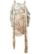 Zimmermann Draped Floral Print Dress - Multicolour