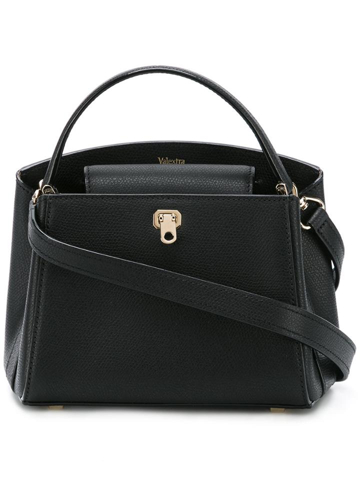 Valextra Micro Brera Shoulder Bag - Black