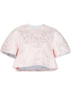 Delpozo Textured Cropped Top
