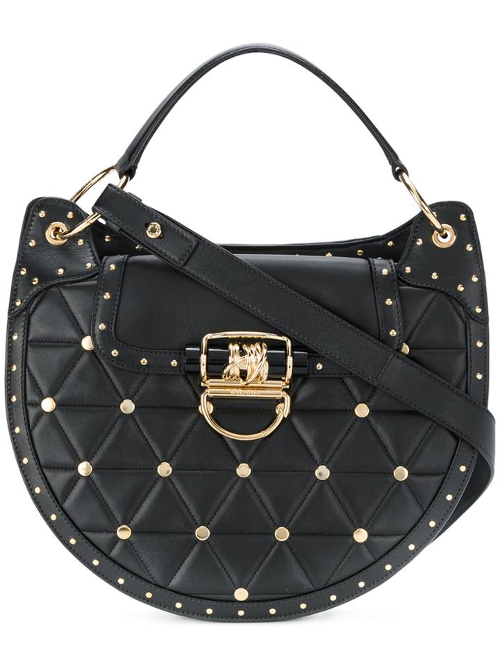 Balmain Quilted Rivet Tote Bag - Black