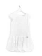 Miss Blumarine Flower Embroidered Dress, Girl's, Size: 12 Yrs, White