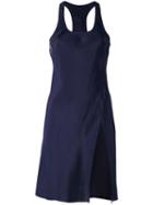 Uma Wang - Side Slit Top - Women - Cupro/viscose - S, Blue, Cupro/viscose