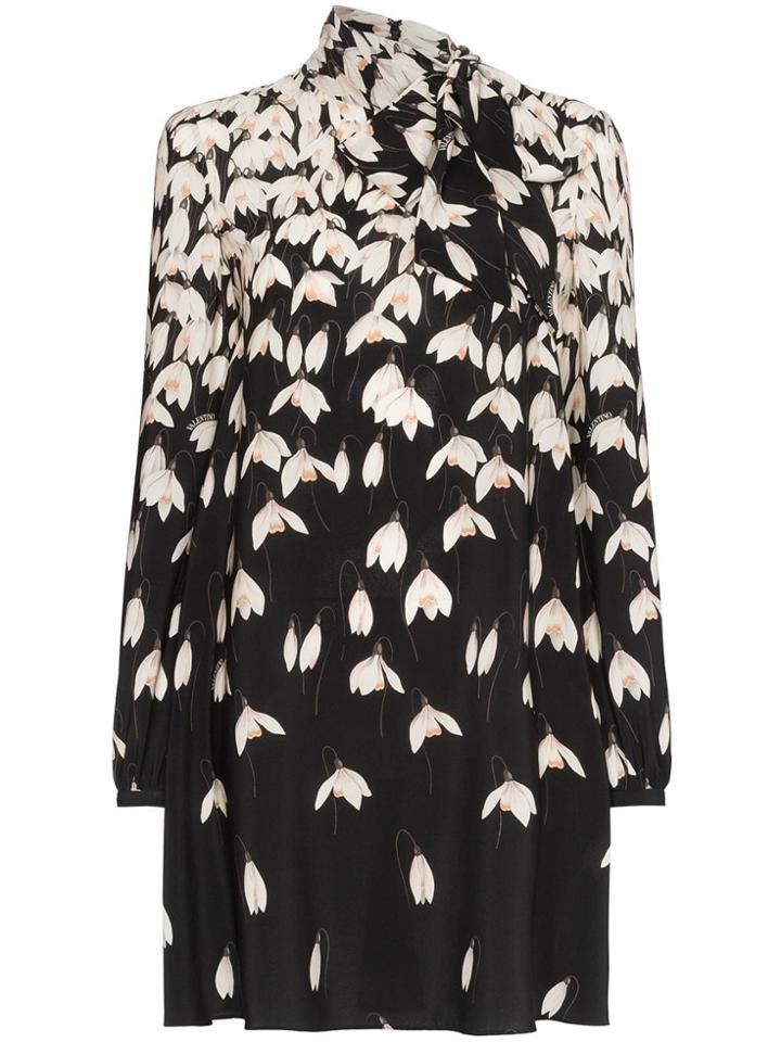 Valentino Floral Print Mini-dress - K92 Multicoloured
