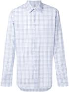 Prada Classic Plaid Shirt - Blue