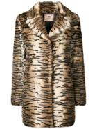 Twin-set Leopard Fur Coat - Brown