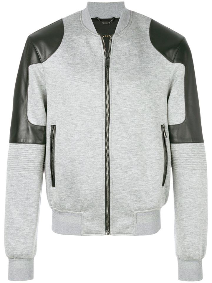 Versace Medusa Bomber Jacket - Grey