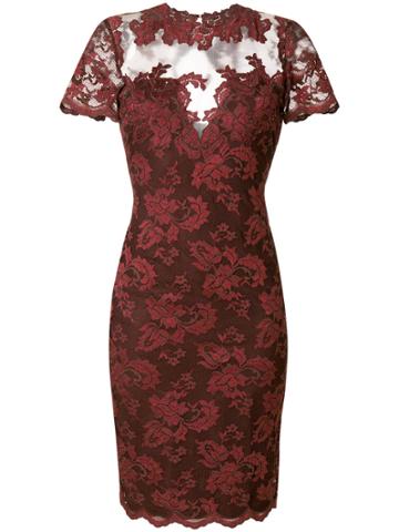 Olvi S Lace-embroidered Fitted Dress