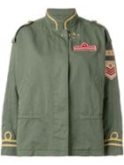 Fay Military Patch Jacket - Green