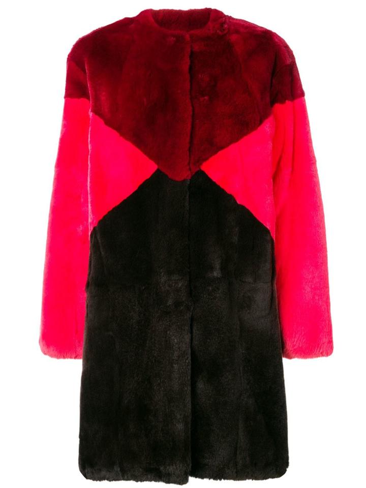 P.a.r.o.s.h. Mid-length Fur Coat - Brown