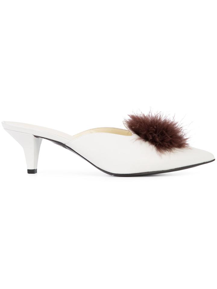 Trademark The Suzanne Mules - White