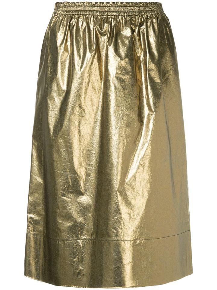 Ports 1961 Metallic Draped Skirt