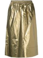 Ports 1961 Metallic Draped Skirt