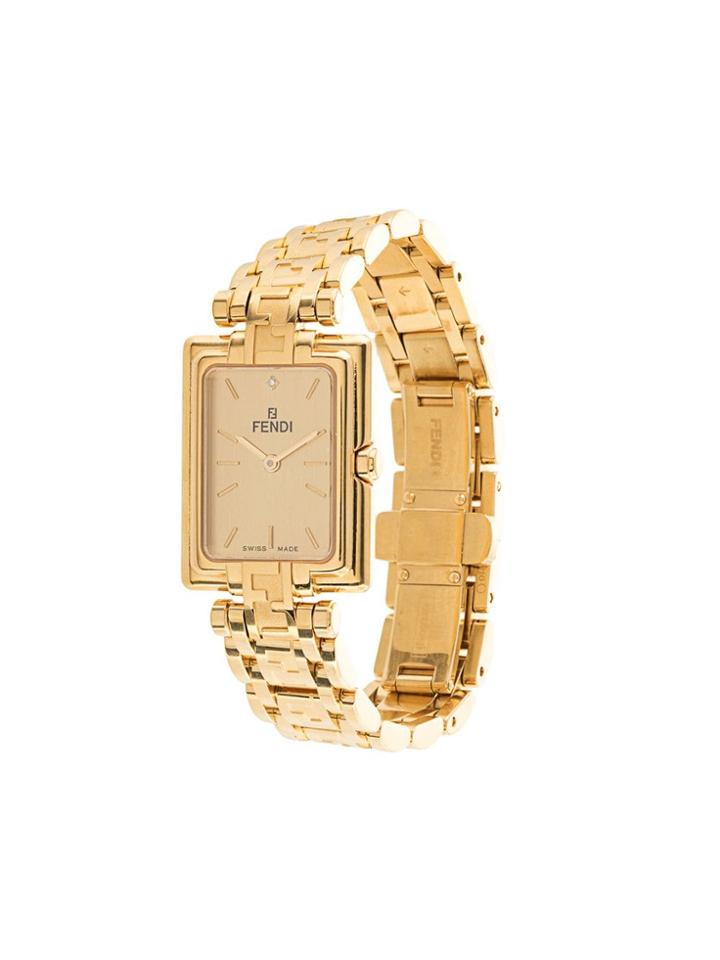Fendi Pre-owned Quartz Wristwatch - Gold