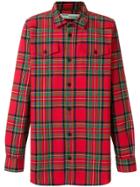 Off-white Checked Arrows Shirt - Red