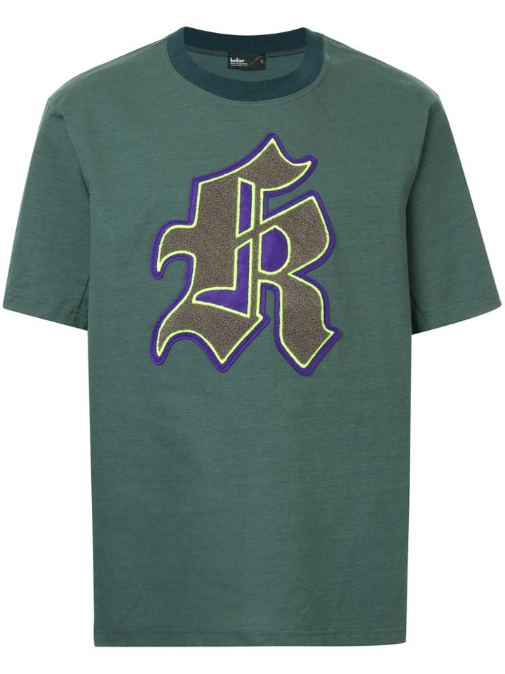 Kolor Logo Print T-shirt - Green