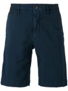 Incotex - Flap Pocket Shorts - Men - Cotton/spandex/elastane - 31, Blue, Cotton/spandex/elastane