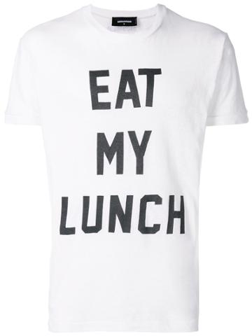 Dsquared2 Eat My Lunch T-shirt - White