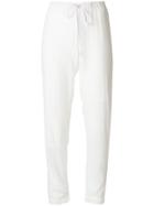 Lost & Found Rooms Slim-fit Drawstring Trousers - White