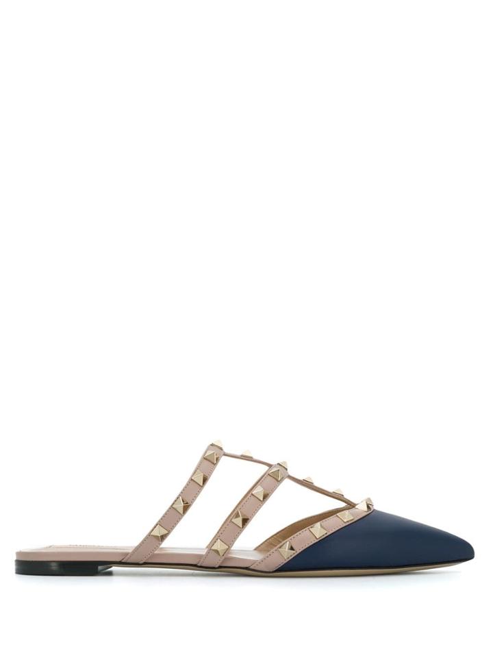 Valentino Valentino Garavani Rockstud Mules - Blue
