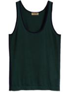 Burberry Silk Cashmere Vest - Green