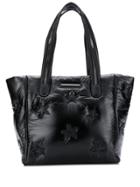 Marc Ellis Quilted Star-patch Tote Bag - Black