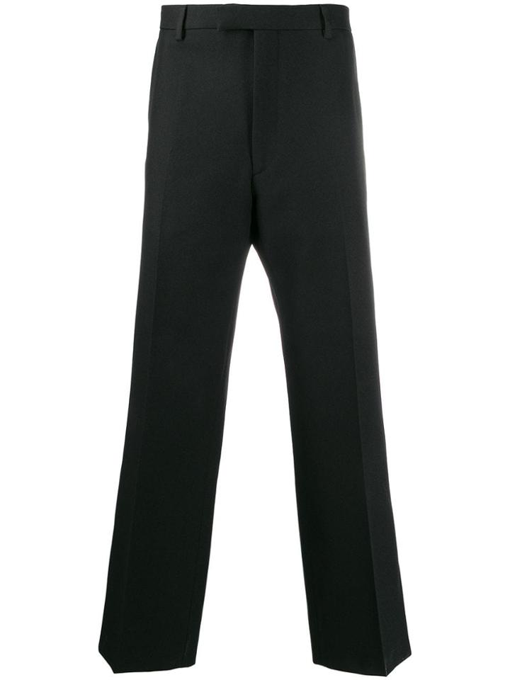 Prada Straight Tailored Trousers - Black