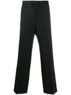 Prada Straight Tailored Trousers - Black