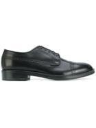 Brimarts Classic Lace Up Shoes - Black