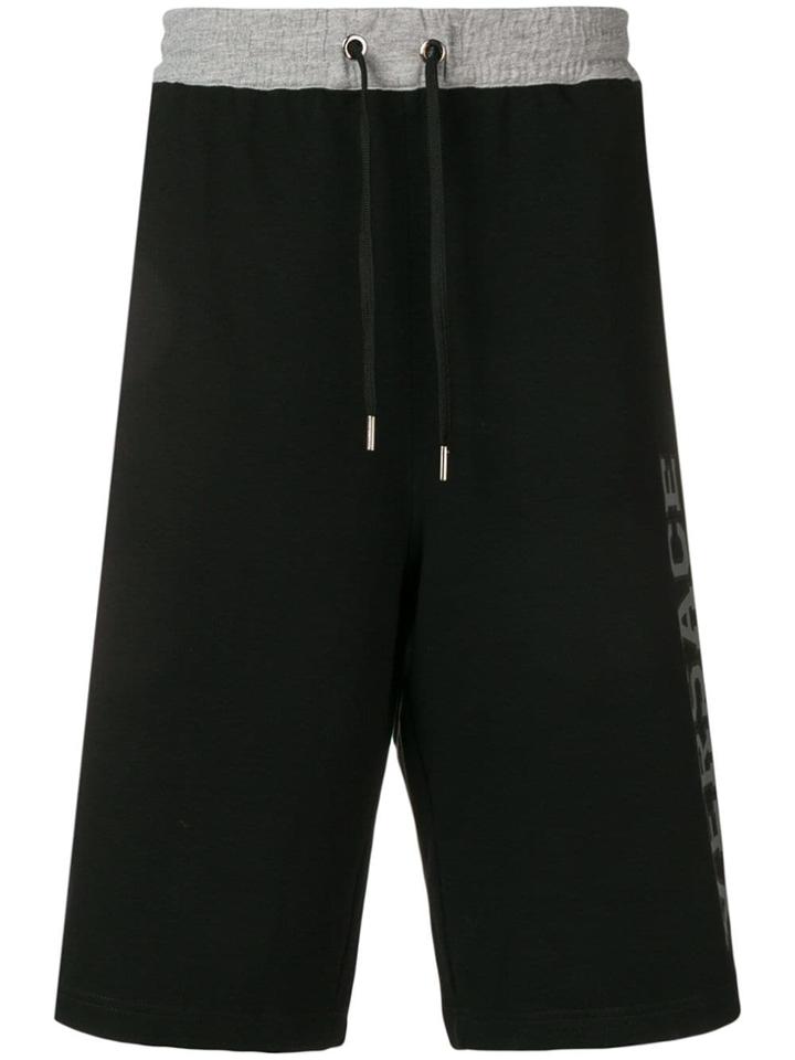 Versace Jeans Logo Track Shorts - Black