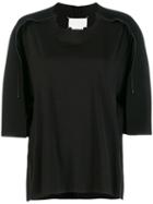 Maison Margiela Draped Short-sleeve Shirt - Black