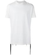 D.gnak Tape Detail T-shirt, Men's, Size: 46, White, Cotton