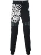 Philipp Plein 'tribal' Track Pants, Men's, Size: Small, Black, Polyurethane/polyester/cotton