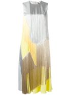 M Missoni - Metallic Fringed Shift Dress - Women - Viscose - 44, Women's, Grey, Viscose