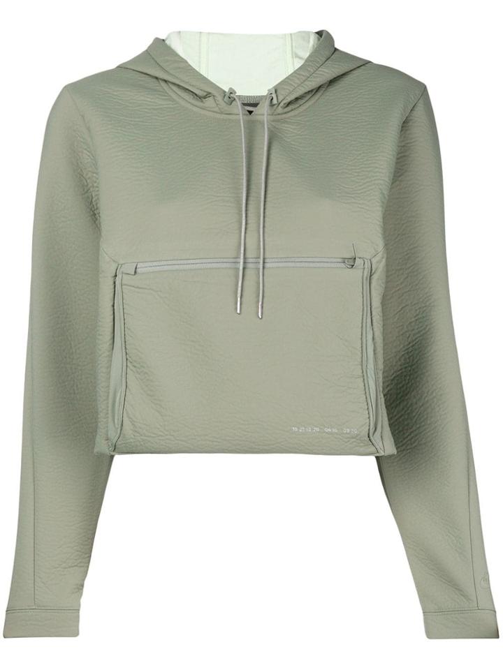 Nike Cropped Hoodie - Green