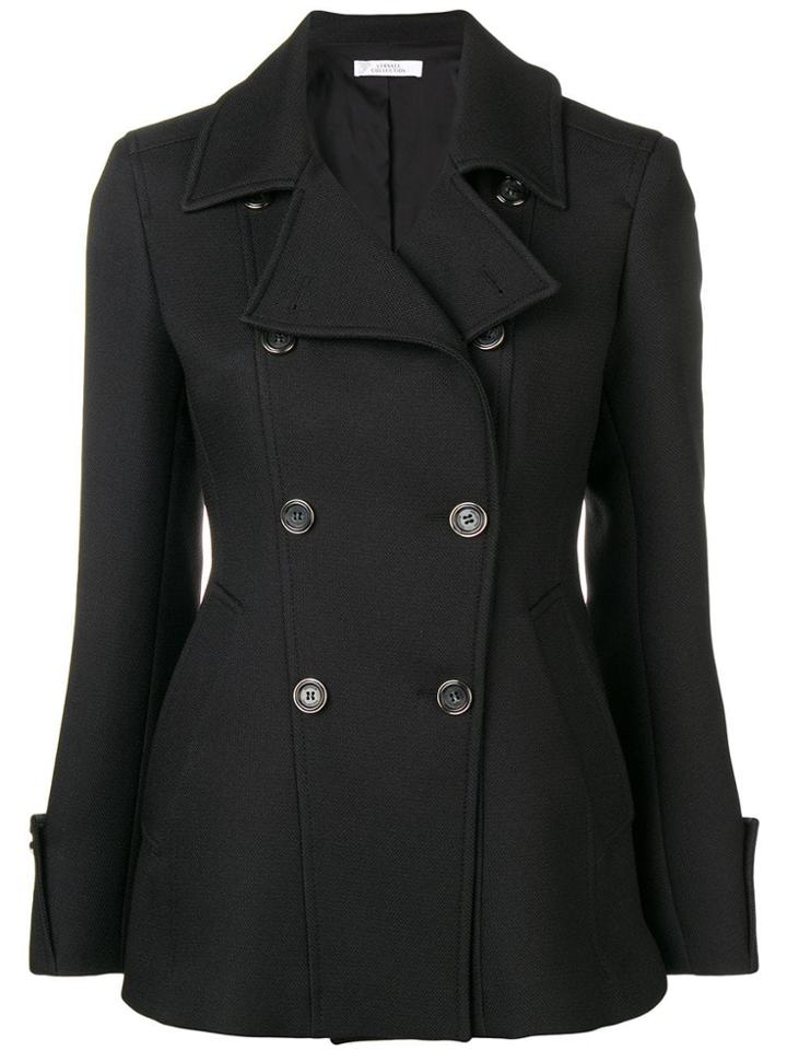 Versace Collection Double-breasted Jacket - Black