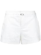 Loveless - Belted Shorts - Women - Cotton/linen/flax/tencel - 9, White, Cotton/linen/flax/tencel