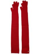 Rick Owens Long Gloves - Red