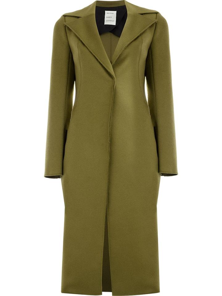 Maison Rabih Kayrouz Formal Wide-lapeled Coat - Green