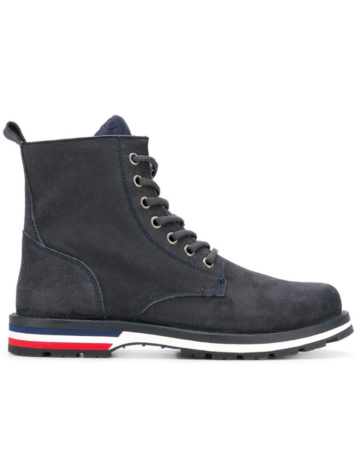 Moncler New Vancouver Combat Boots - Blue