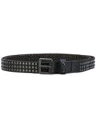 Htc Hollywood Trading Company - Cintura Belt - Unisex - Leather - 100, Black, Leather
