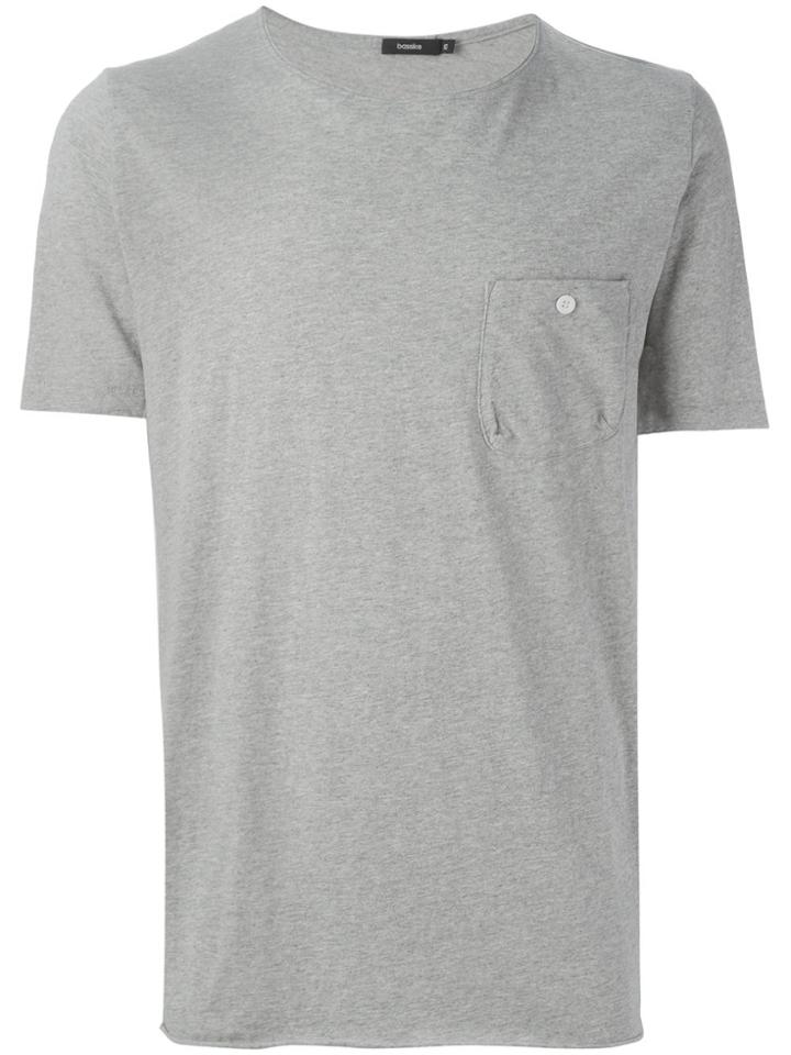 Bassike Patch Pocket T-shirt - Grey