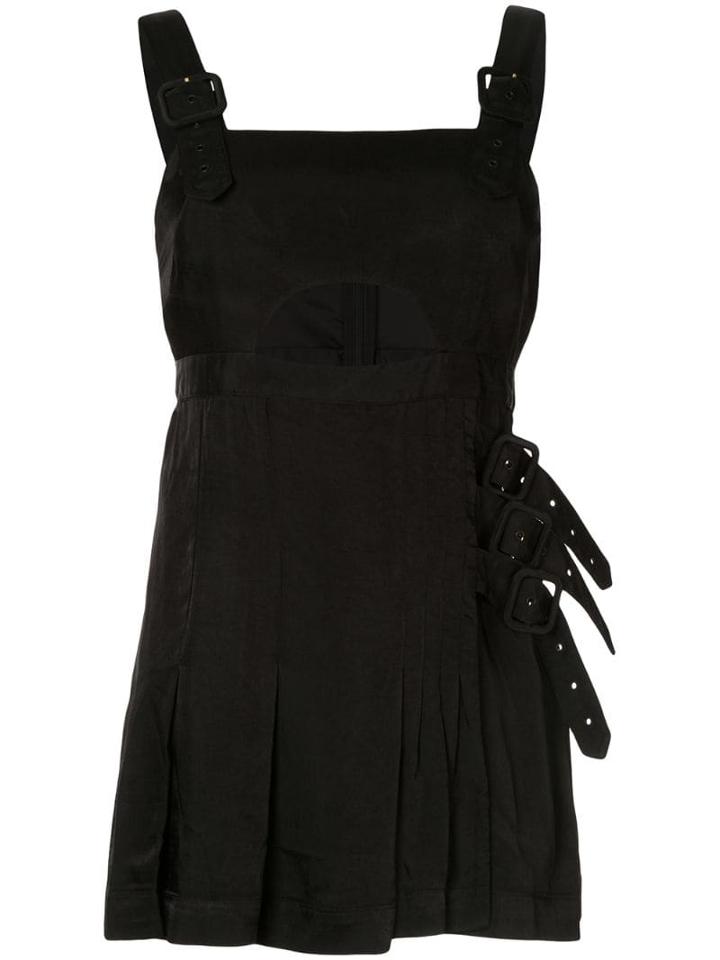 Alice Mccall Favour Buckle-embellished Dress - Black