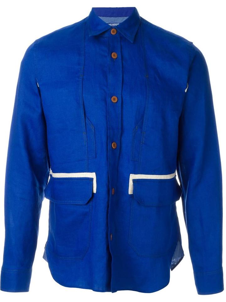 Junya Watanabe Comme Des Garçons Man Pocket Trim Detail Shirt