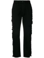 3x1 Ripped Tapered Jeans - Black