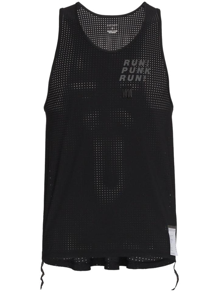 Satisfy Punk Race Singlet - Black
